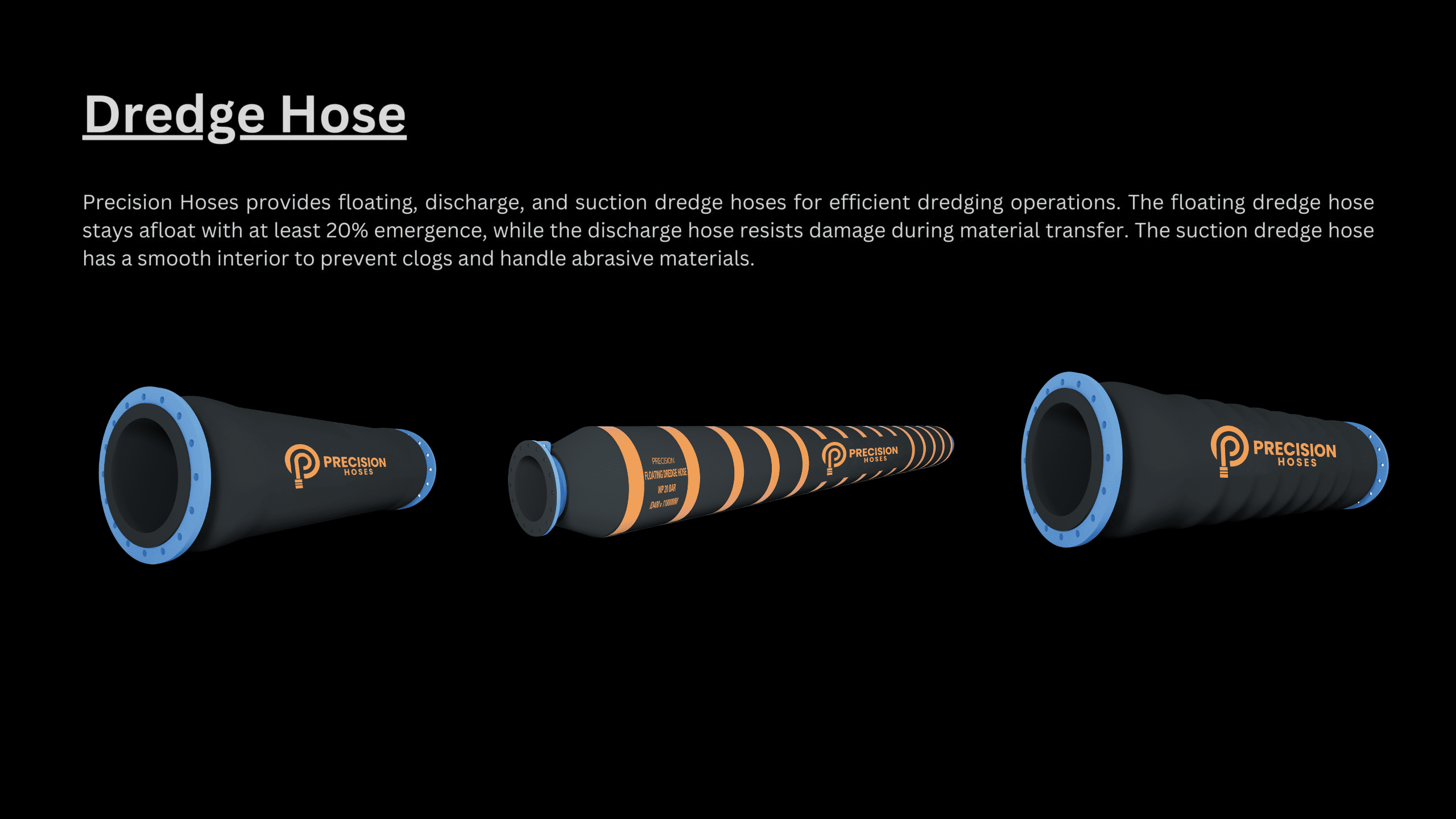 Dredge Hose by Precision Hoses Australia