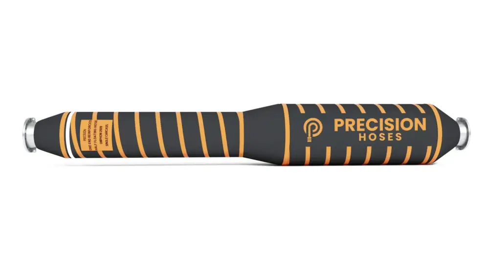 The One End Reinforced Half Floating Hose is a specialized hose designed for offshore mooring and oil transfer operations. It is particularly suited for environments where partial buoyancy is required, providing a balance between durability and floating capability.