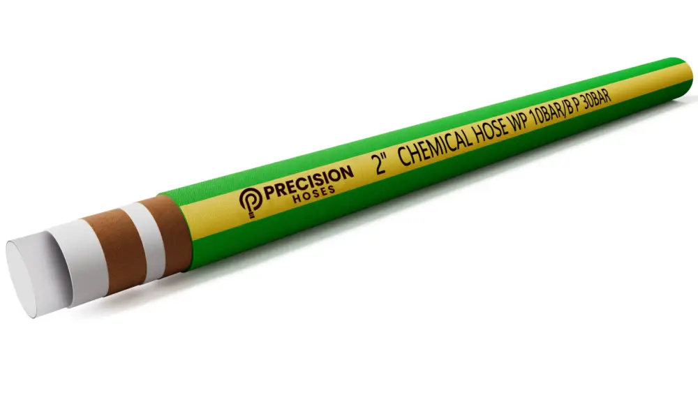 The UHMWPE Chemical Anti-static Suction and Discharge Hose is engineered for the safe handling of aggressive chemicals during both suction and discharge operations.