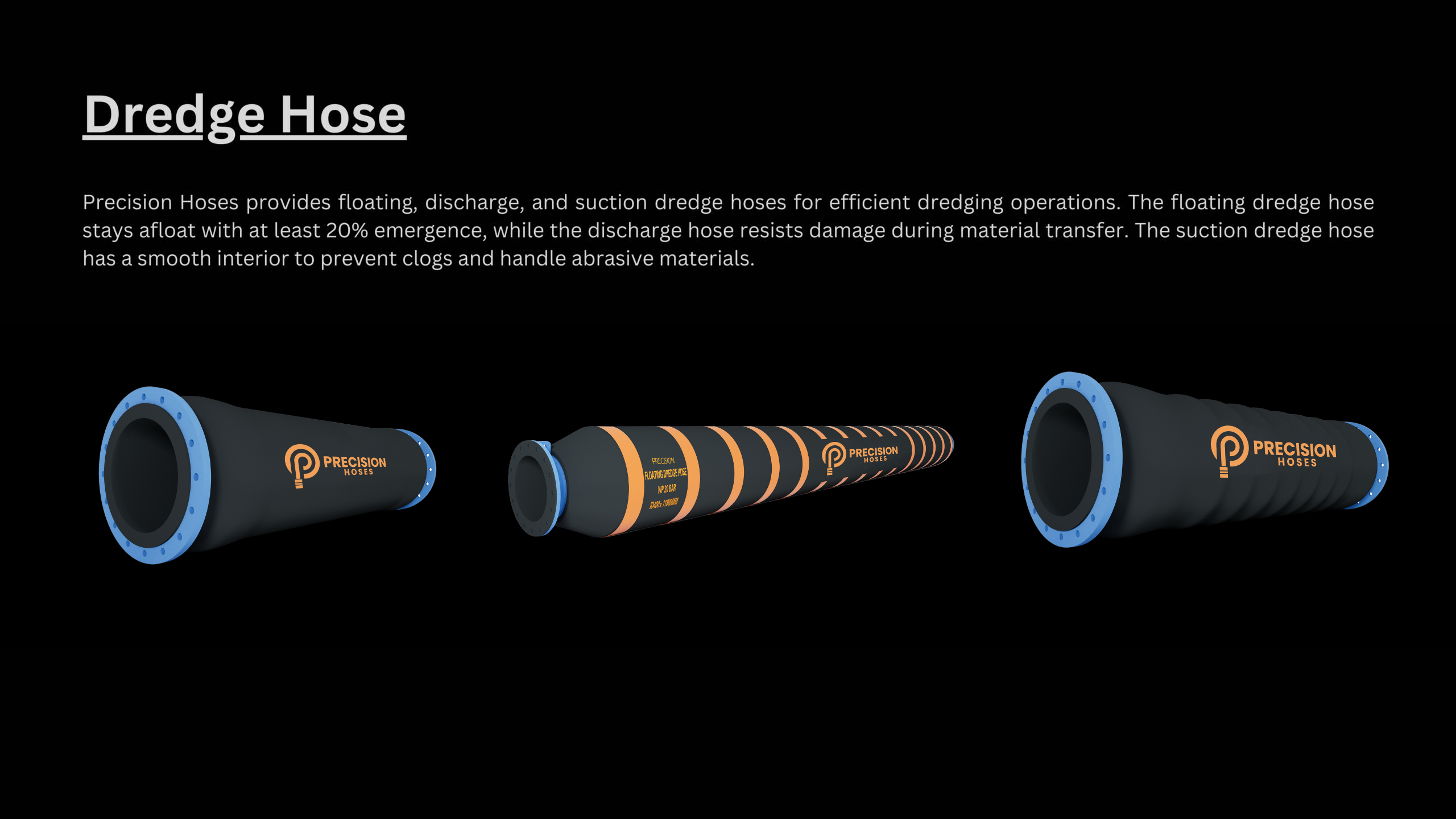 Dredge Hose by Precision Hoses Australia