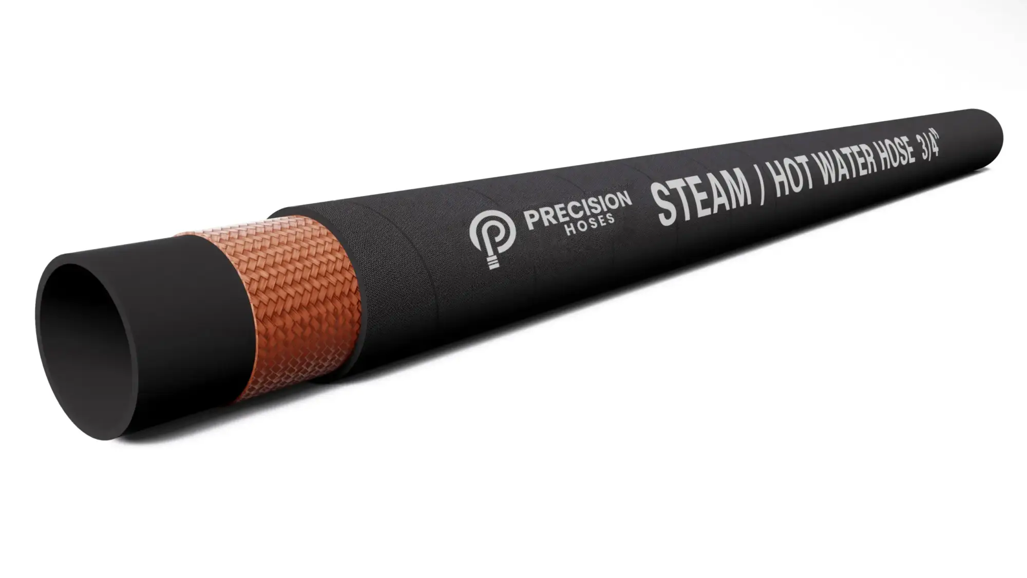 The Steam and Hot Water Delivery Hose is designed specifically for conveying steam and hot water in high-temperature applications. It is commonly used in industries such as food processing, chemical processing, and various industrial applications where steam is utilized for heating, sterilization, or processing.