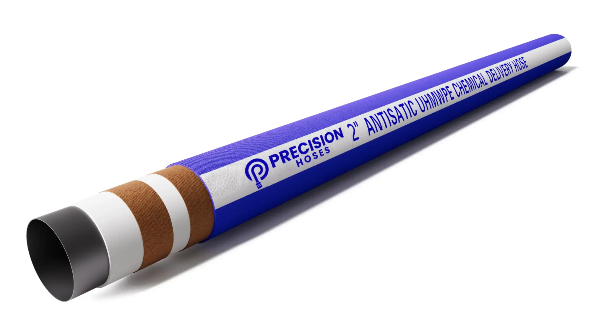 The UHMWPE Chemical Anti-static Suction and Discharge Hose is engineered for the safe transfer of a wide variety of aggressive chemicals in both suction and discharge operations.